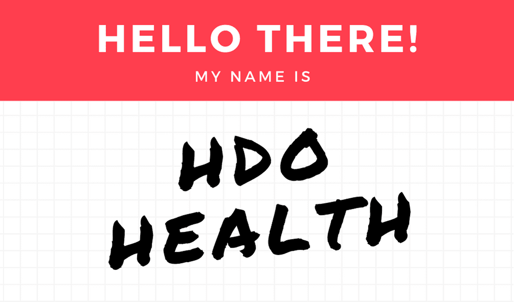 What do the H, D and O stand for in the HDO Health name?